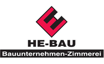 Logo von HE-BAU Bauunternehmen-Zimmerei GmbH & Co.KG