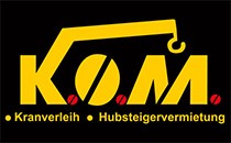 Logo von K.O.M. GmbH & Co. KG Kranverleih